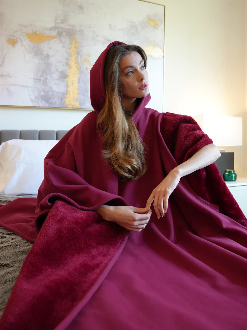 Oversized Hoodie Blanket — Silky Soft Wearable Blanket 4