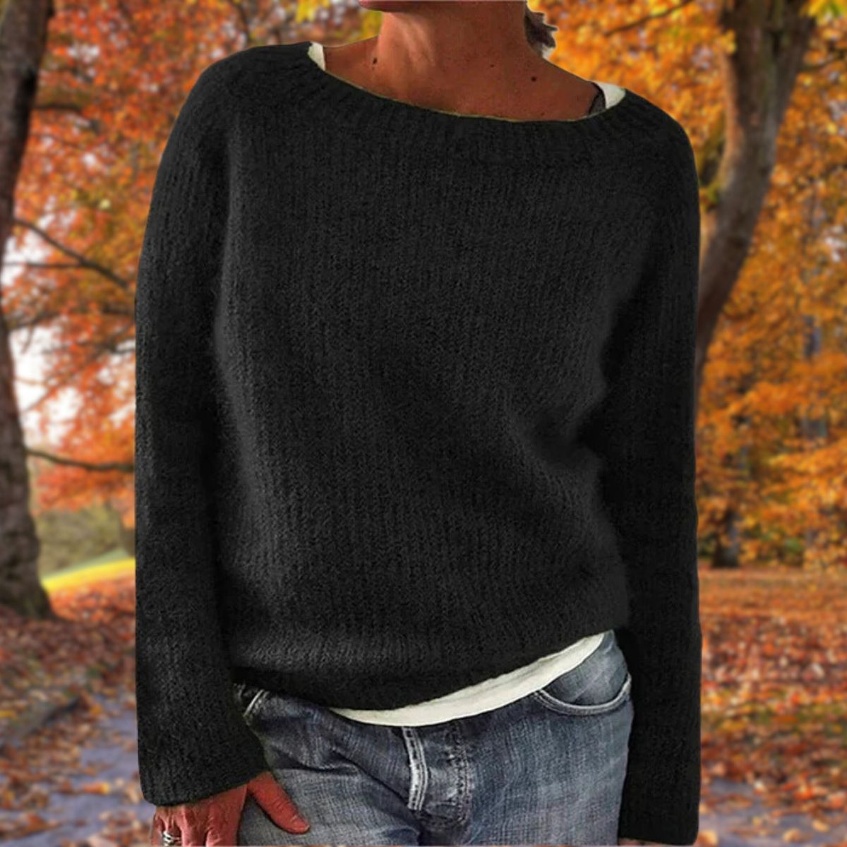 Classic Merino Wool Sweater for Women — Relaxed Fit 5