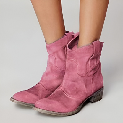 Women's Chic Suede Ankle Boots — Soft, Stylish & Comfy 8