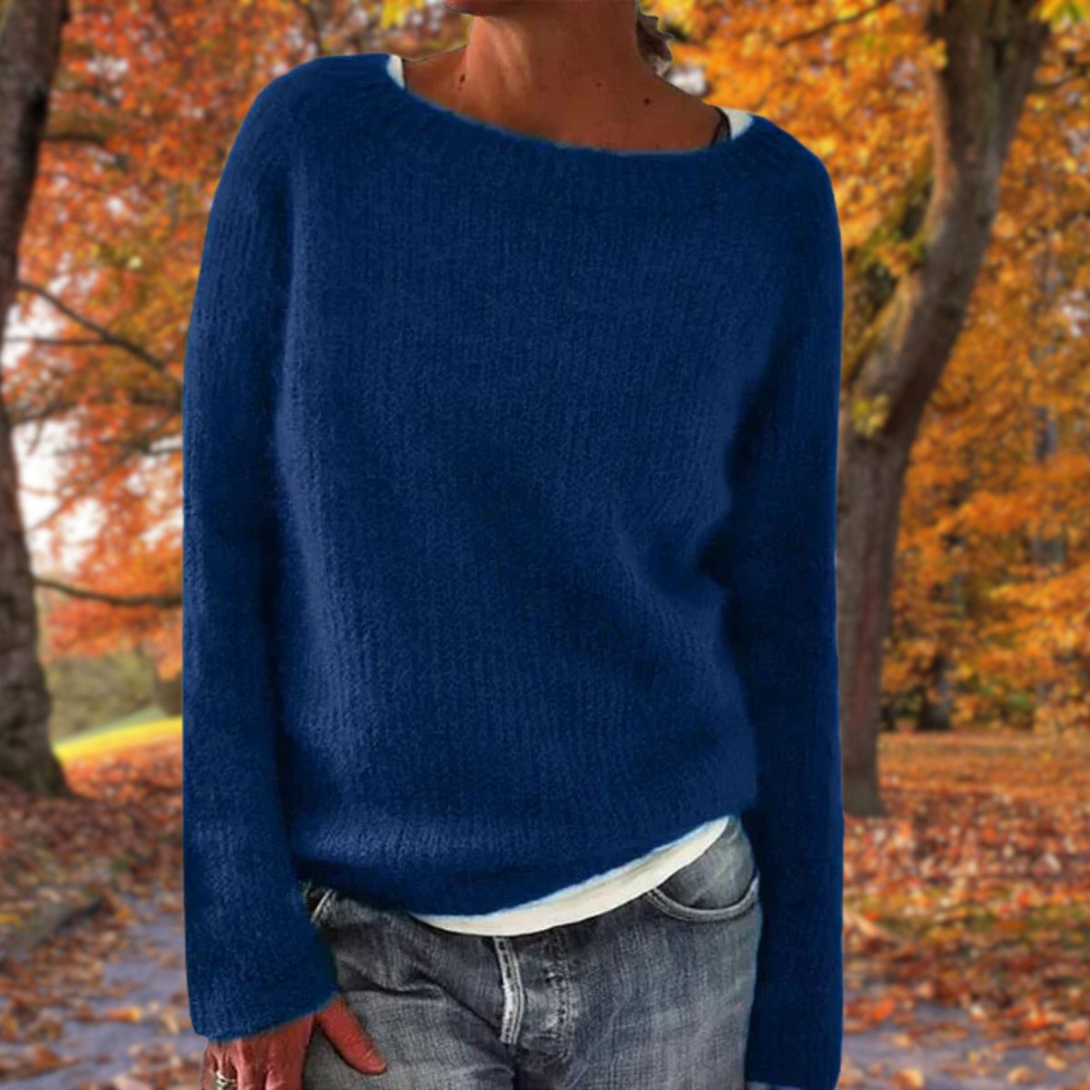 Classic Merino Wool Sweater for Women — Relaxed Fit 3