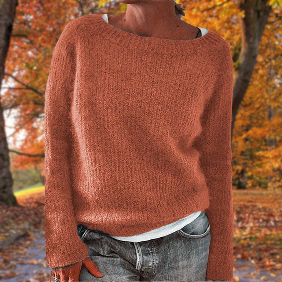 Classic Merino Wool Sweater for Women — Relaxed Fit 4