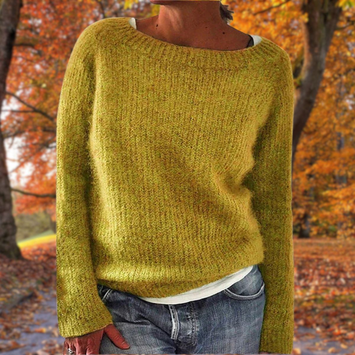 Classic Merino Wool Sweater for Women — Relaxed Fit 7