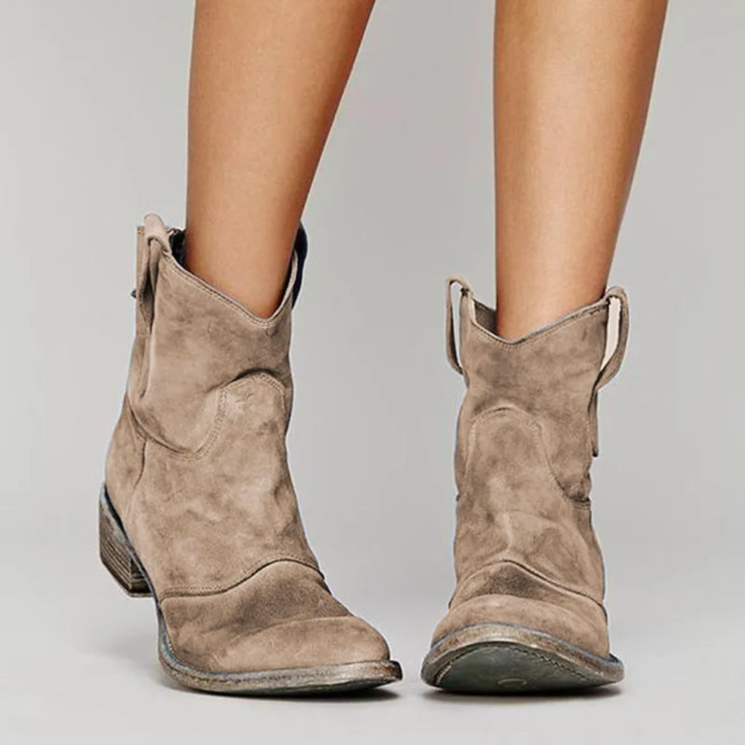 Women's Chic Suede Ankle Boots — Soft, Stylish & Comfy 1