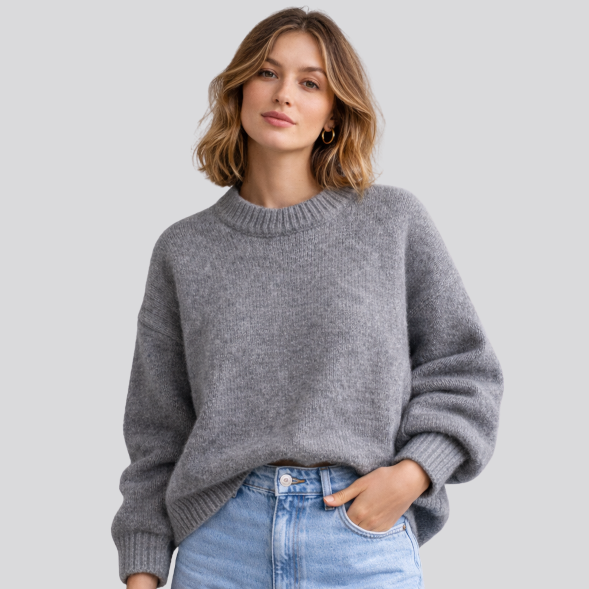 Merino Wool Oversized Sweater — Soft, Breathable & Durable 14