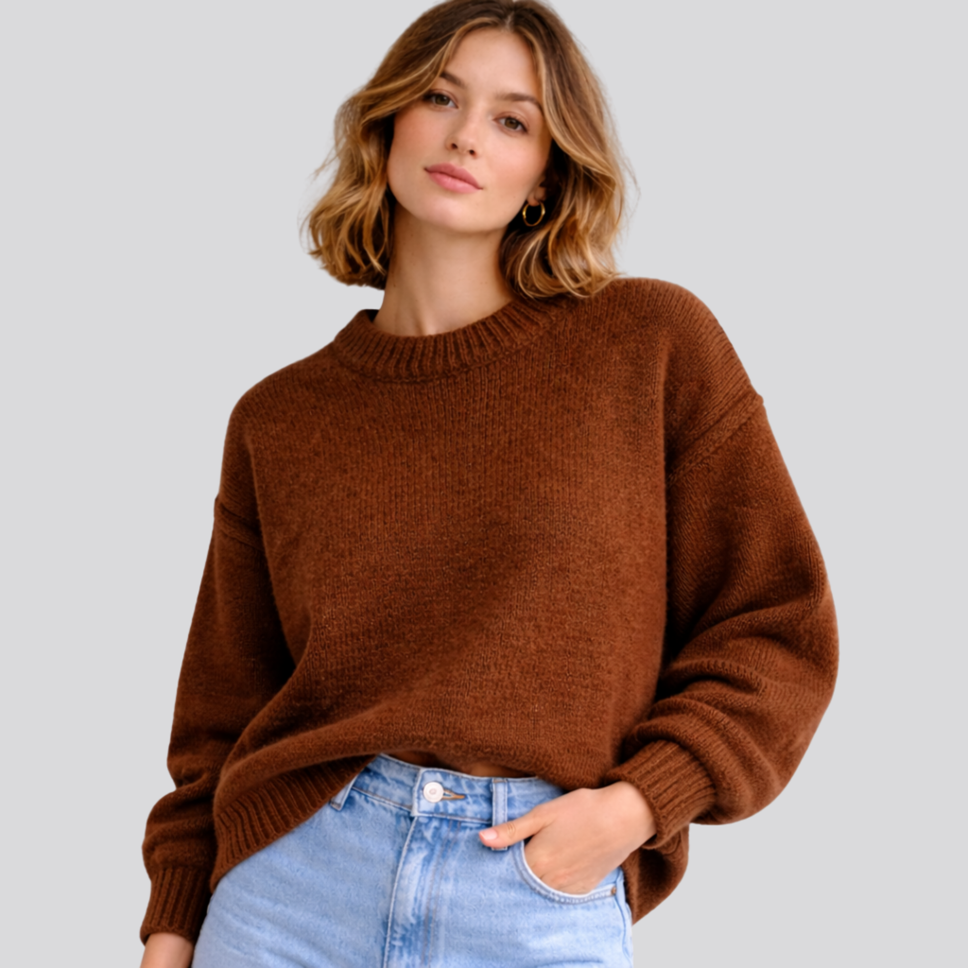 Merino Wool Oversized Sweater — Soft, Breathable & Durable 18