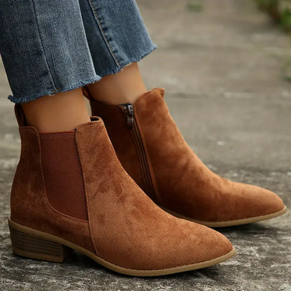 Anica Chelsea Boots — Premium Suede Women's Winter Boot 2