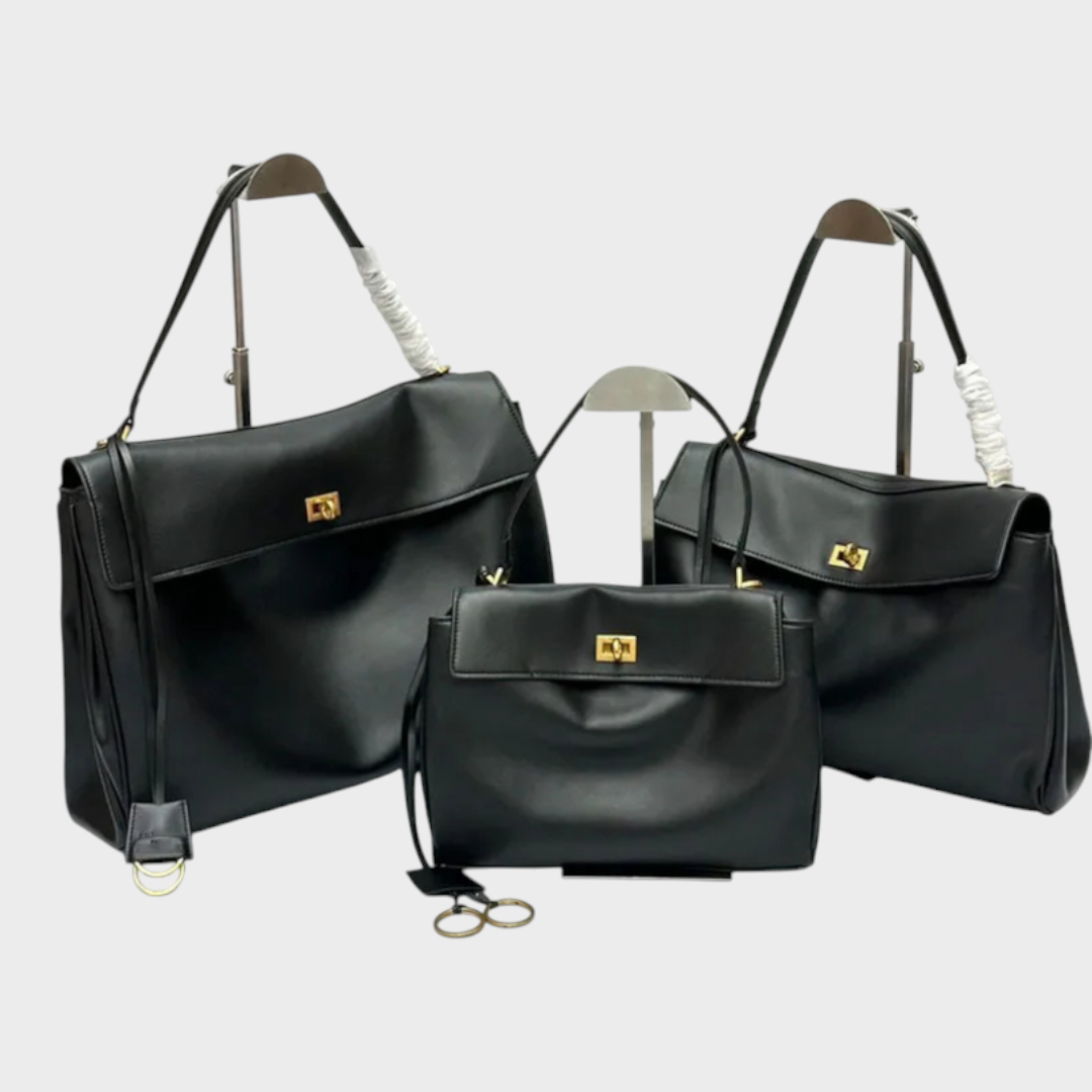 Libby Minimalist Leather Handbag — Soft Cowhide & Magnetic Flap 4
