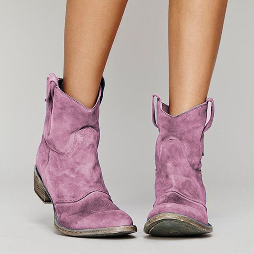 Women's Chic Suede Ankle Boots — Soft, Stylish & Comfy 6