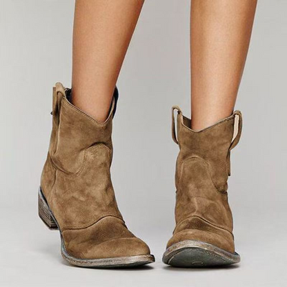Women's Chic Suede Ankle Boots — Soft, Stylish & Comfy 2