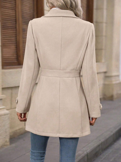 Women's Belted Trench Coat — Tailored Double-Breasted Style 2