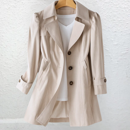 Vicki Vintage Trench Collar Coat — Tailored Women's Outerwear 5