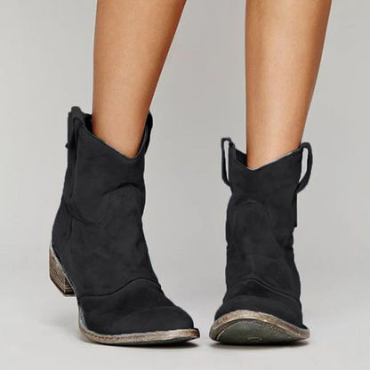 Women's Chic Suede Ankle Boots — Soft, Stylish & Comfy 3