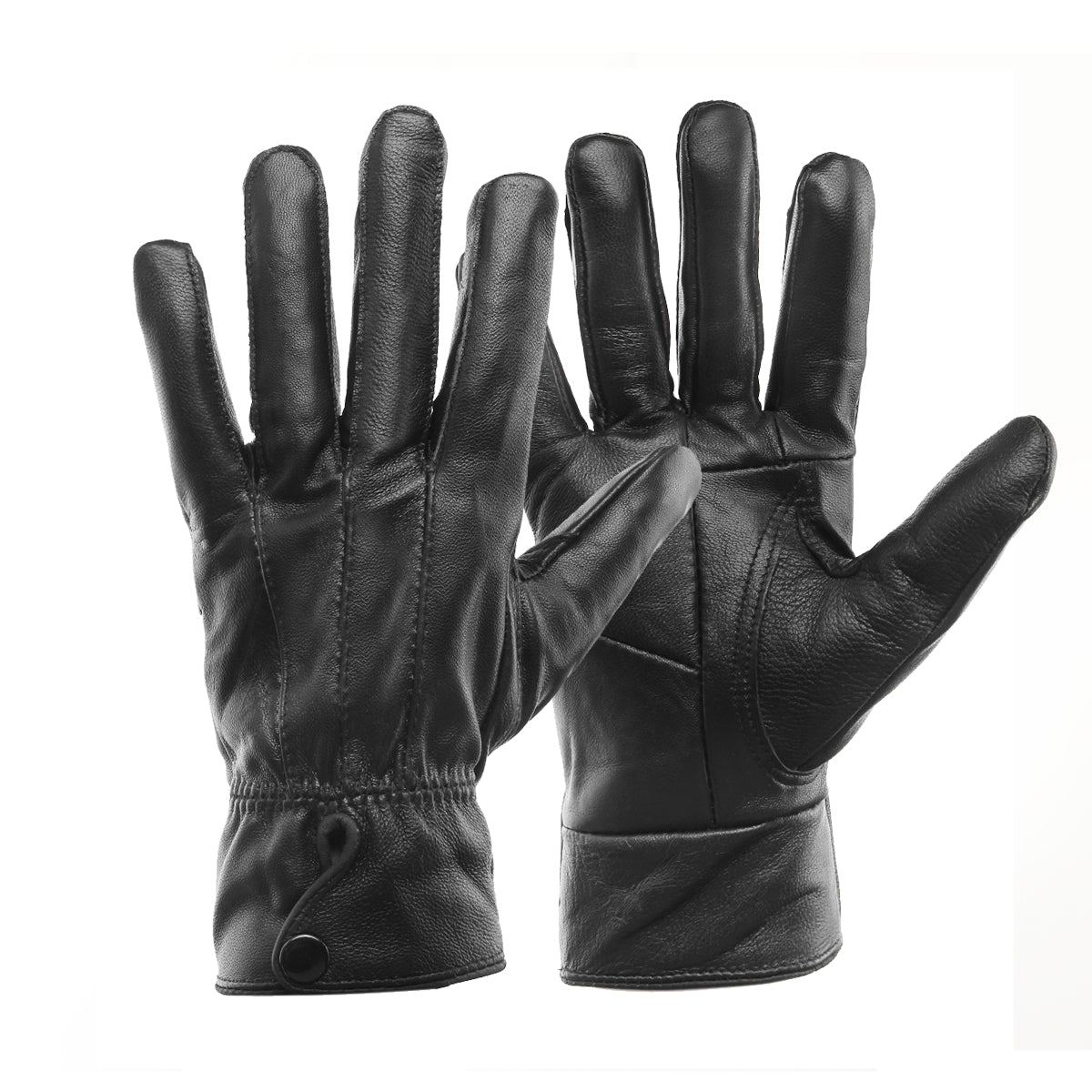 Women's Sheepskin Winter Gloves — Velvet-Lined Leather 1
