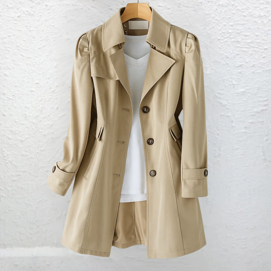 Vicki Vintage Trench Collar Coat — Tailored Women's Outerwear 4