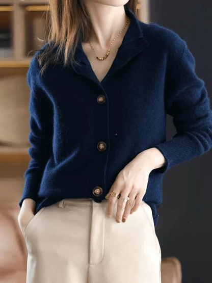 Sofia Button Cardigan — Soft Knit Relaxed Fit for Women 8