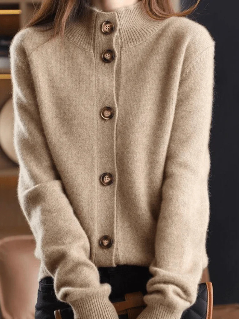 Sofia Button Cardigan — Soft Knit Relaxed Fit for Women 4