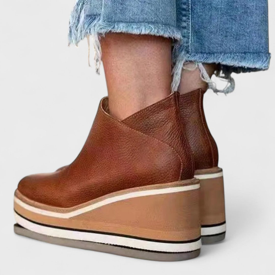 Waterproof Women's Ankle Boots — Side-Zip All-Weather Style 7