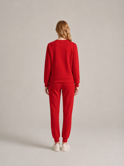 Women's Thermal Lounge Set — Fleece-Lined Sweatshirt & Joggers 9