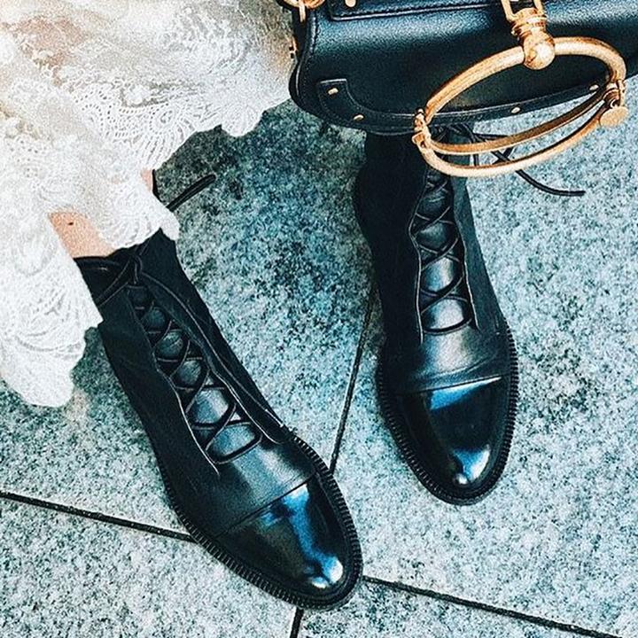 Sophia Lace-Up Ankle Boots — Classic Style & Comfort 8