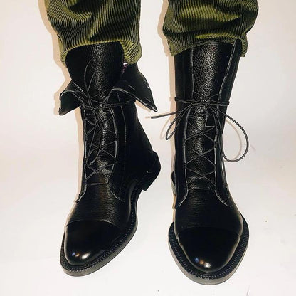 Sophia Lace-Up Ankle Boots — Classic Style & Comfort 9