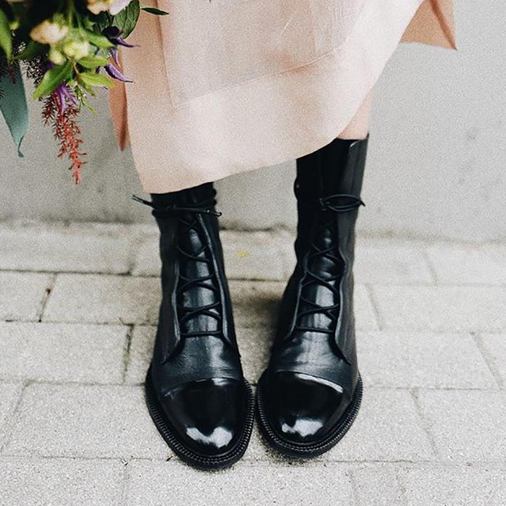 Sophia Lace-Up Ankle Boots — Classic Style & Comfort 5