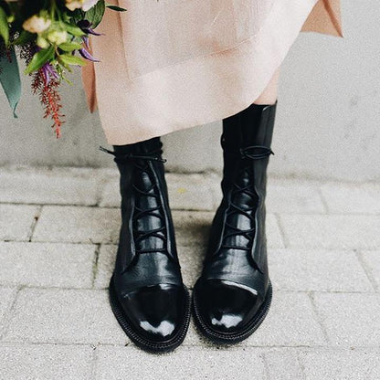 Sophia Lace-Up Ankle Boots — Classic Style & Comfort 5
