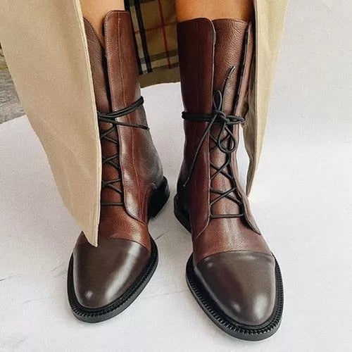 Sophia Lace-Up Ankle Boots — Classic Style & Comfort 11