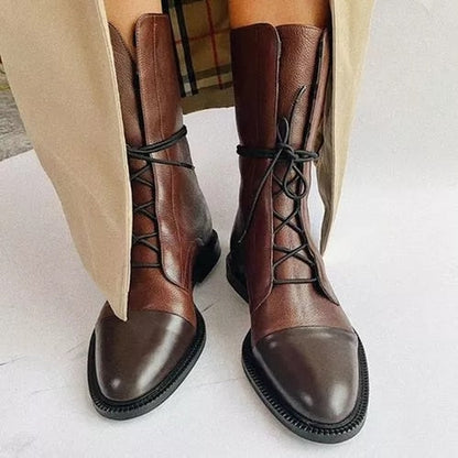 Sophia Lace-Up Ankle Boots — Classic Style & Comfort 11