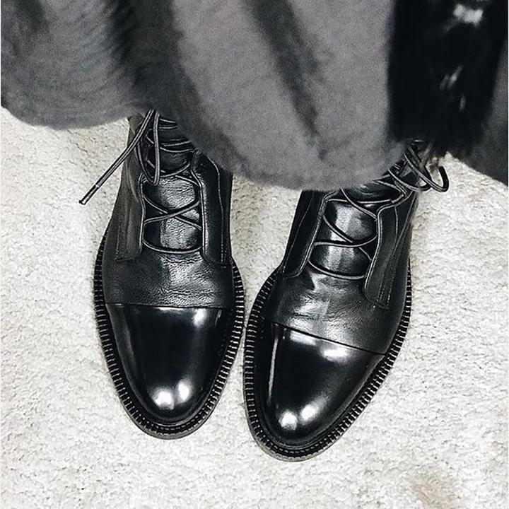 Sophia Lace-Up Ankle Boots — Classic Style & Comfort 3
