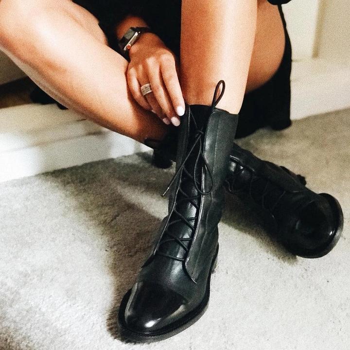 Sophia Lace-Up Ankle Boots — Classic Style & Comfort 10