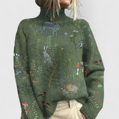 Elegant Turtleneck Sweater – Ribbed Relaxed Fit, XS–3XL 2