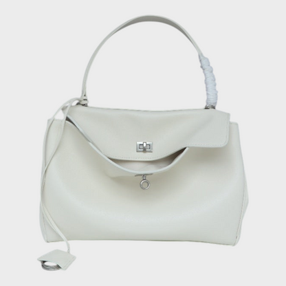 Libby Minimalist Leather Handbag — Soft Cowhide & Magnetic Flap 8