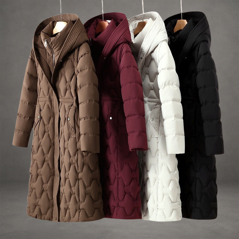 Longline Hooded Down Coat — Waterproof Windproof Winter Jacket 9