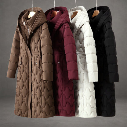 Longline Hooded Down Coat — Waterproof Windproof Winter Jacket 9