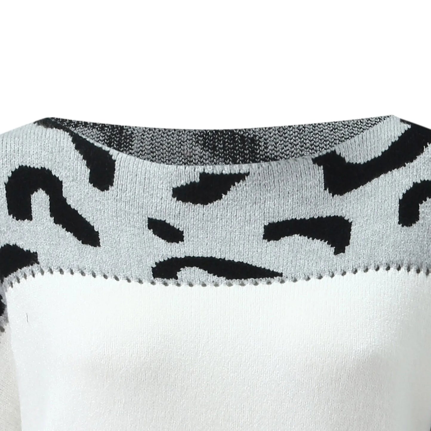 Animal Print Oversized Sweater — Bold Relaxed Fit for Women 6