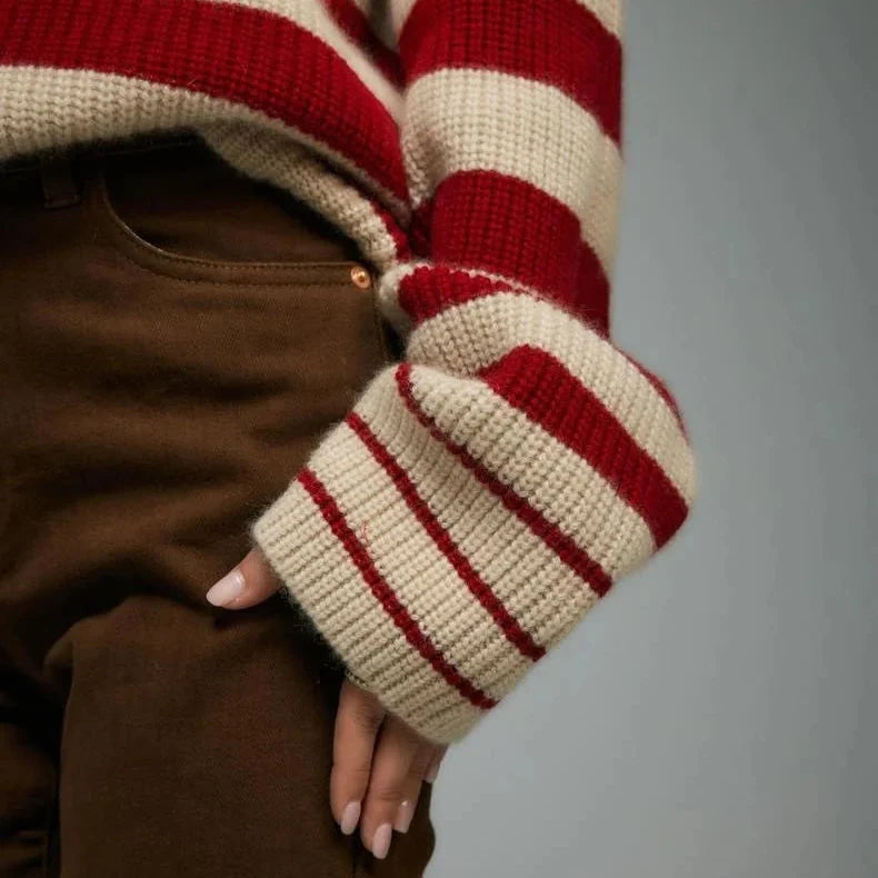 Chunky Knit Turtleneck Sweater — Relaxed Fit Long Sleeve 6