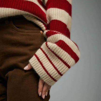 Chunky Knit Turtleneck Sweater — Relaxed Fit Long Sleeve 6
