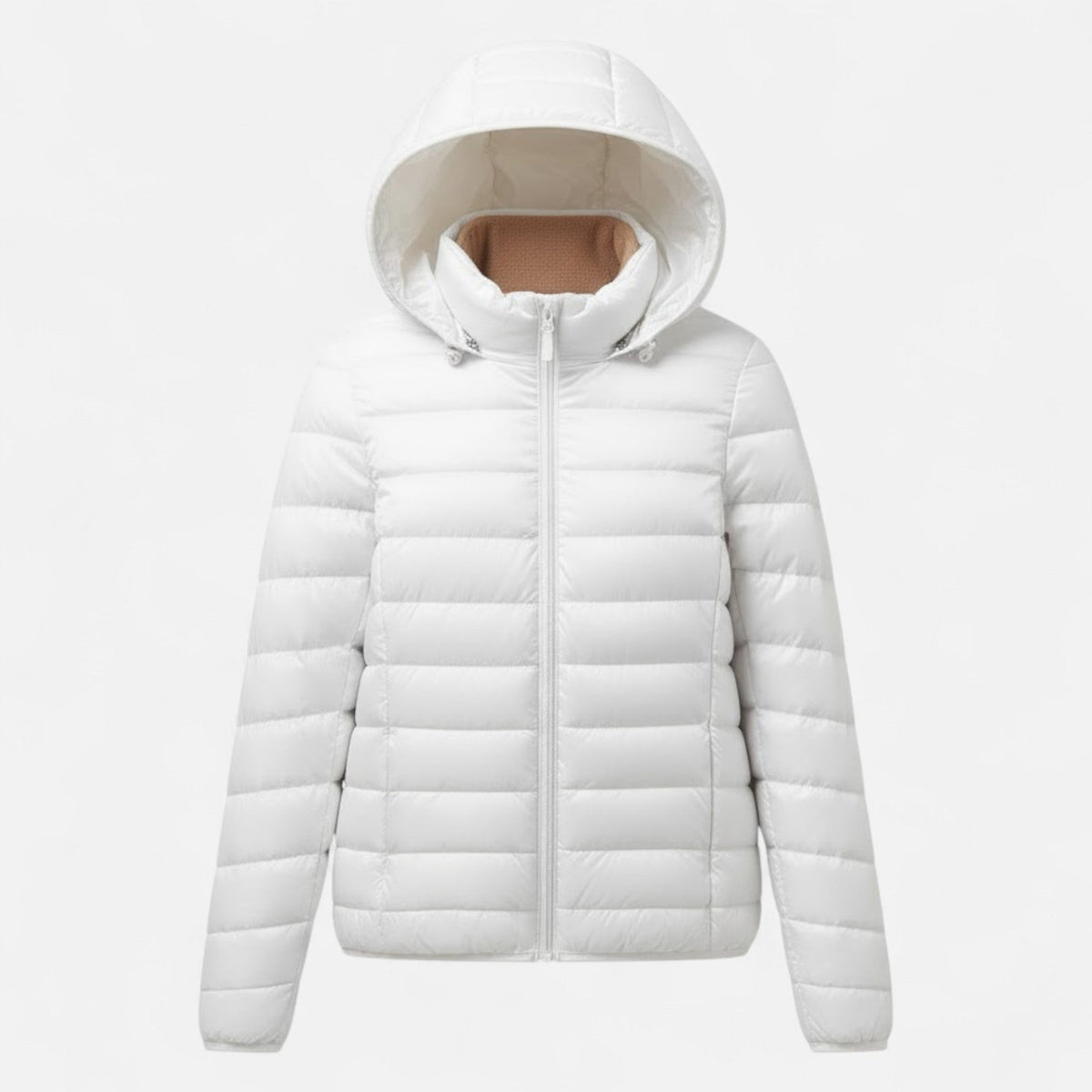 Women's Lightweight Down-Filled Plus Size Hooded Coat 10