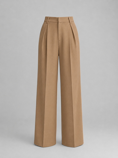 Women's High Waisted Wide Leg Trousers — Tailored Everyday 5