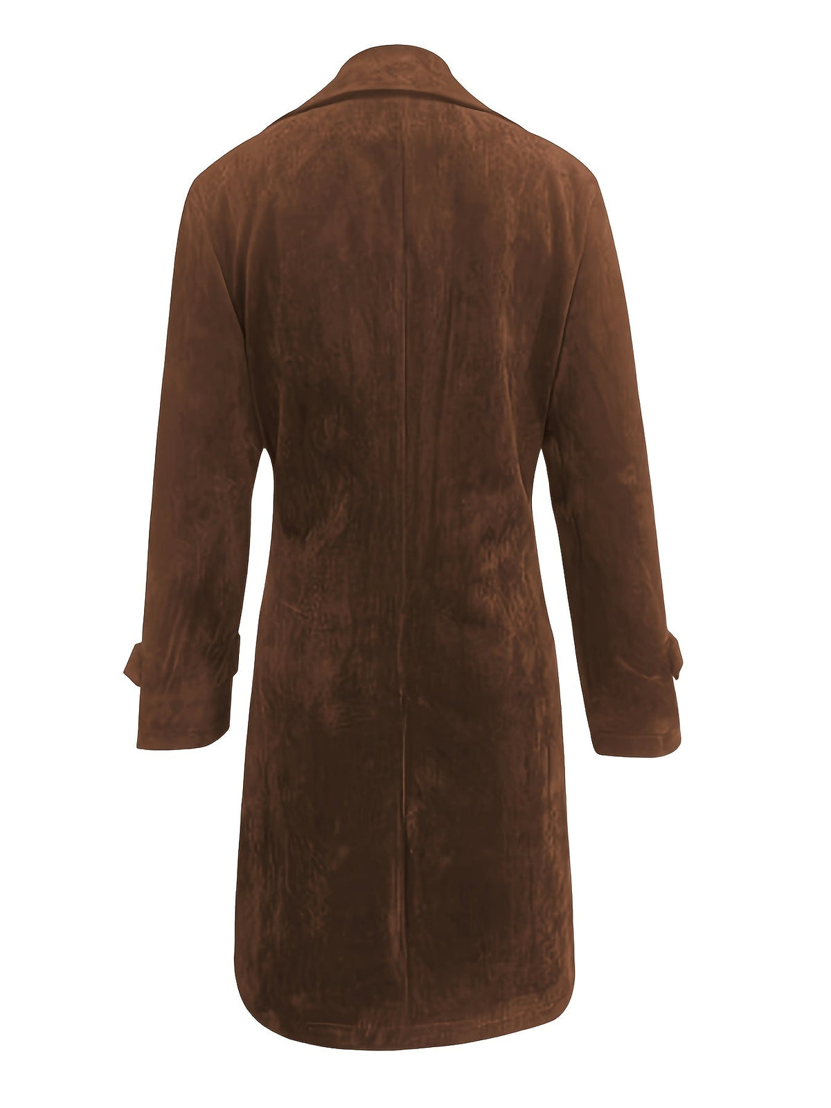 Waverly Longline Coat — Classic Lapel Structured Silhouette 5