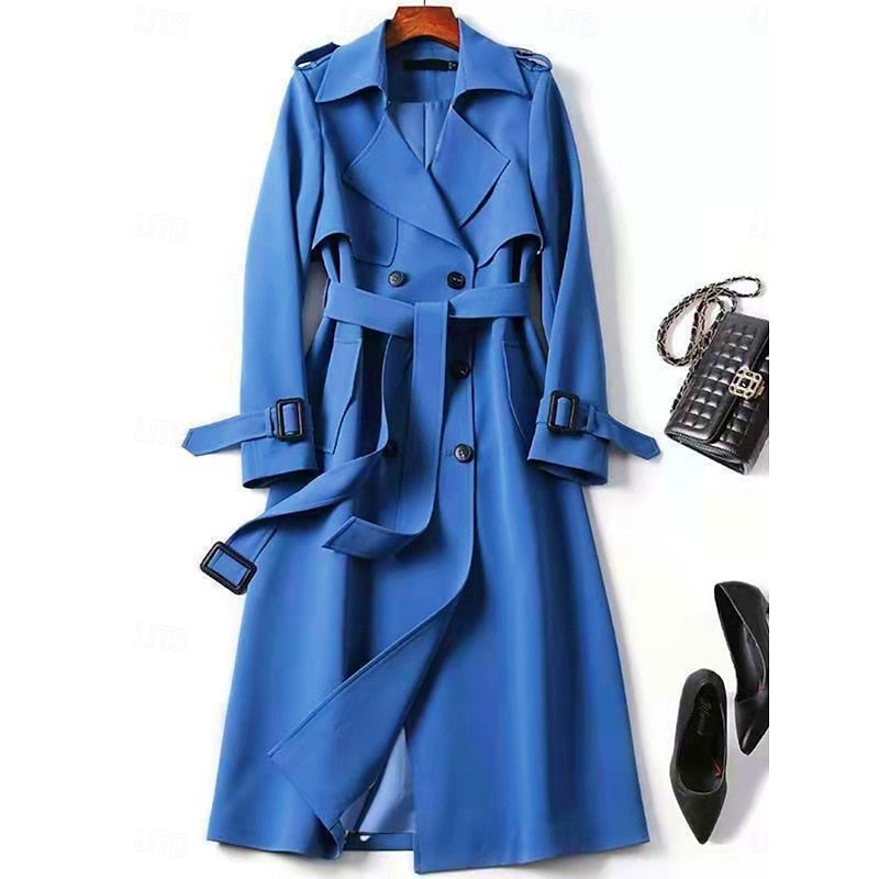 Clarissa Belted Long Trench Coat — Classic All-Season Style 2
