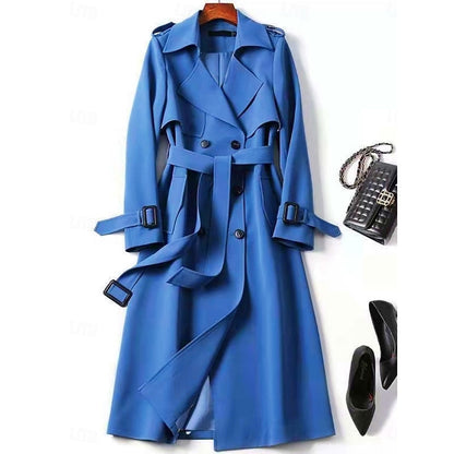 Clarissa Belted Long Trench Coat — Classic All-Season Style 2