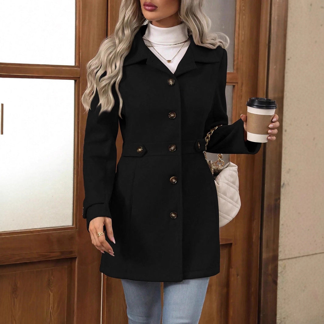 Women's Belted Trench Coat — Tailored Double-Breasted Style 5