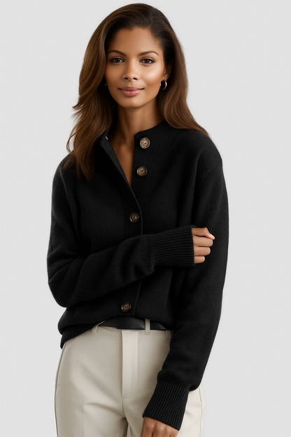 Sofia Button Cardigan — Soft Knit Relaxed Fit for Women 10