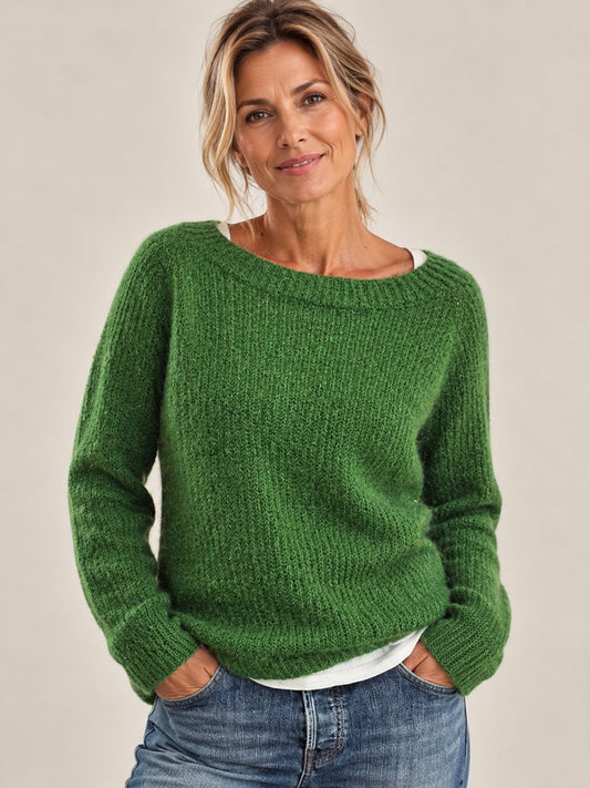 Classic Merino Wool Sweater for Women — Relaxed Fit