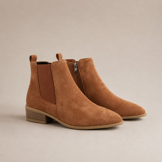 Anica Chelsea Boots - Premium Suede Women's Winter Boot