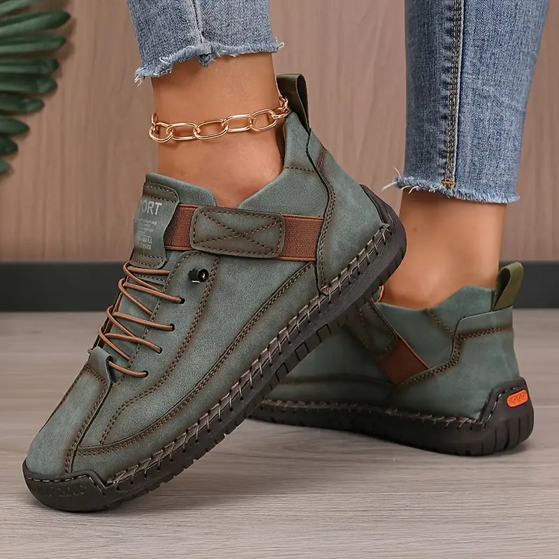 Gabriel Comfort Sneakers — Cushioned Lace-Up Casual Shoe 10