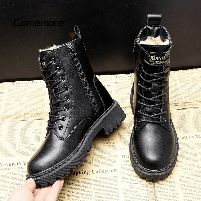 Amber Winter Lace-Up Boots — Warm & Stylish Women's Boots 2