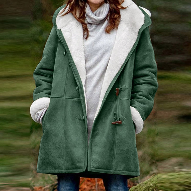 Hooded Winter Coat for Women — Cozy Relaxed Fit Outerwear 5