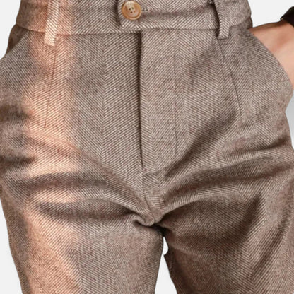 Women's Wool Pencil Pants — High-Waist Slim Fit Trousers 5